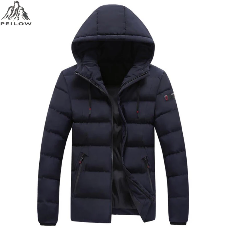 Plus Size 6XL 7XL 8XL Men's Winter Jackets Cotton Thermal Warm Hooded Parka Men Coats Casual Windbreaker Male Overcoat Outwear