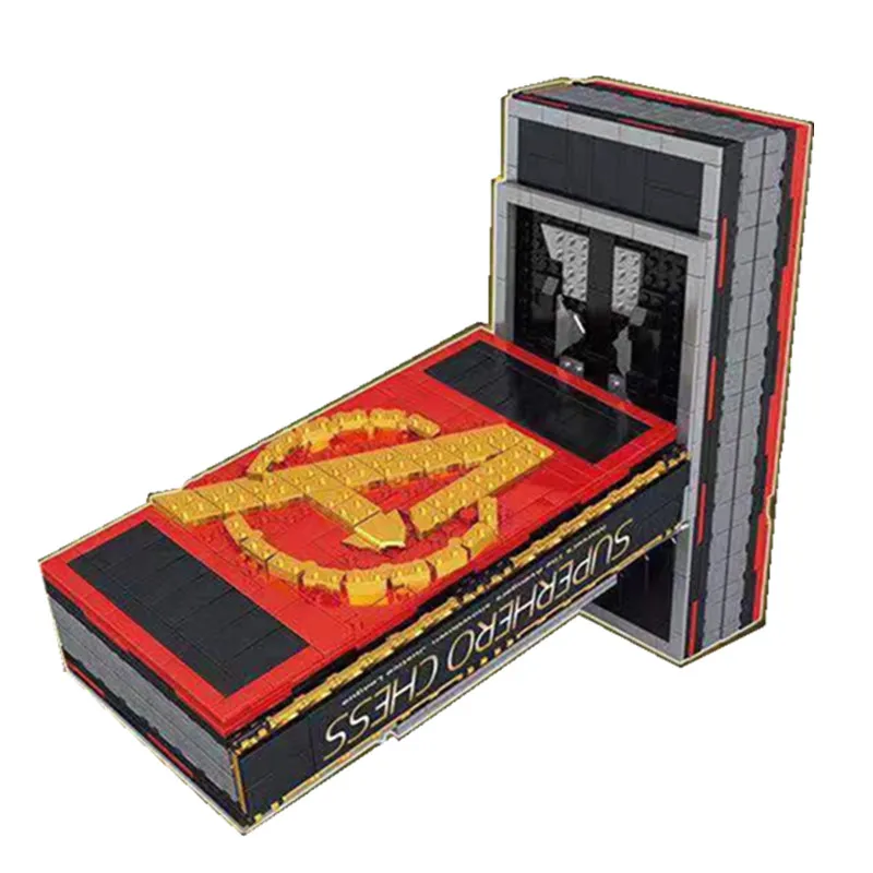 

Marvel Avengerses Superhero legoinglys Chess Book Iron Man Collections Book Fit Building Blocks Bricks Figures Toys Kids Gifts