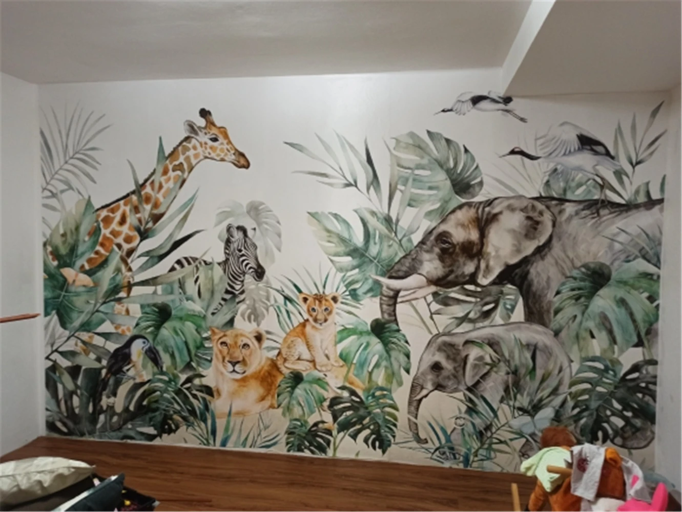 beibehang Southeast Asian animals wallpaper bedroom Room wallpapers for living room TV Background Wall paper Home Decoration