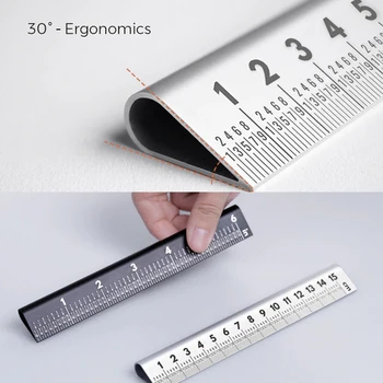 

15cm 30 Degree Straight Ruler Drawing Template Measuring Ruler School Office Supplies JR Deals