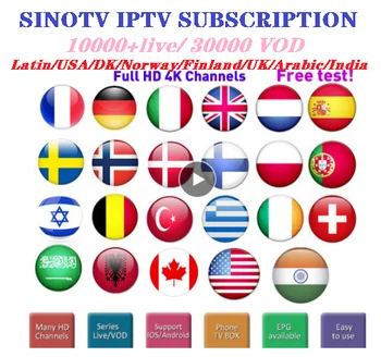 

X96 Android tv box Best World IPTV Subscription HD France Arabic Europe Sweden Spain Canada English UK Lation Indian Turkey tv