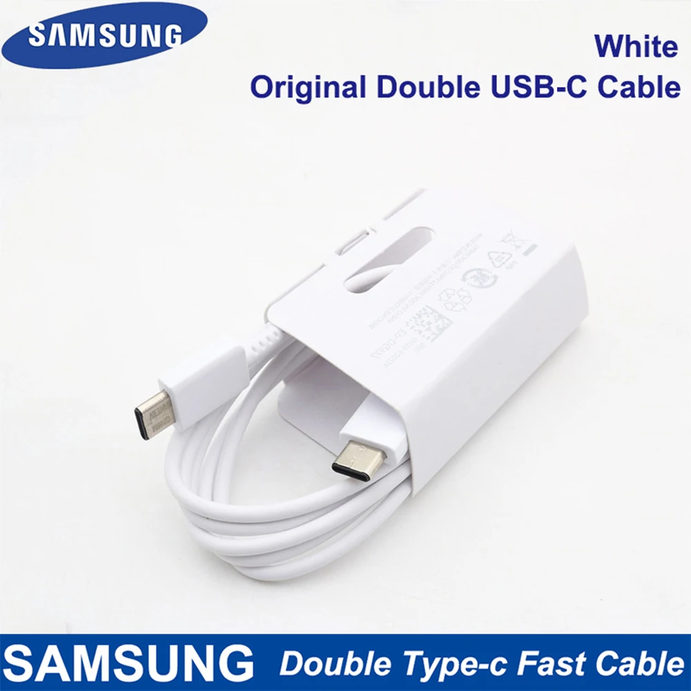 For Samsung Fast Charger 45W Fast Type C Adapter Cable for Samsung GALAXY Note 10 20 S20 Plus S20 Ultra S21 A71 A80 A91 65w usb c charger Chargers