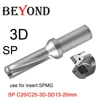 BEYOND SP C25-3D-SD17-SP06 SD 13 14 15 16 18 19 20 indexable insert drill bit U Drilling SPMG060204 rapid Shallow Hole drills ► Photo 1/6