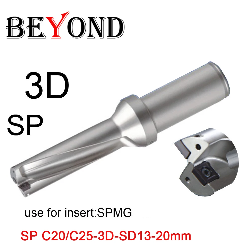 1PC Φ20-4D-C25 20mm U drill indexable drill For WCMX040208-FN CNC U drill insert