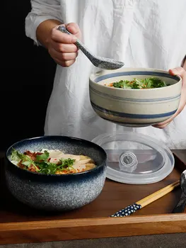 

Nordic Noodle Bowl Small Kitchen Decorative chinese Porcelain Salad Bowl Rice Kitchen Utensils Cookware Ramen Frutero AE50WA