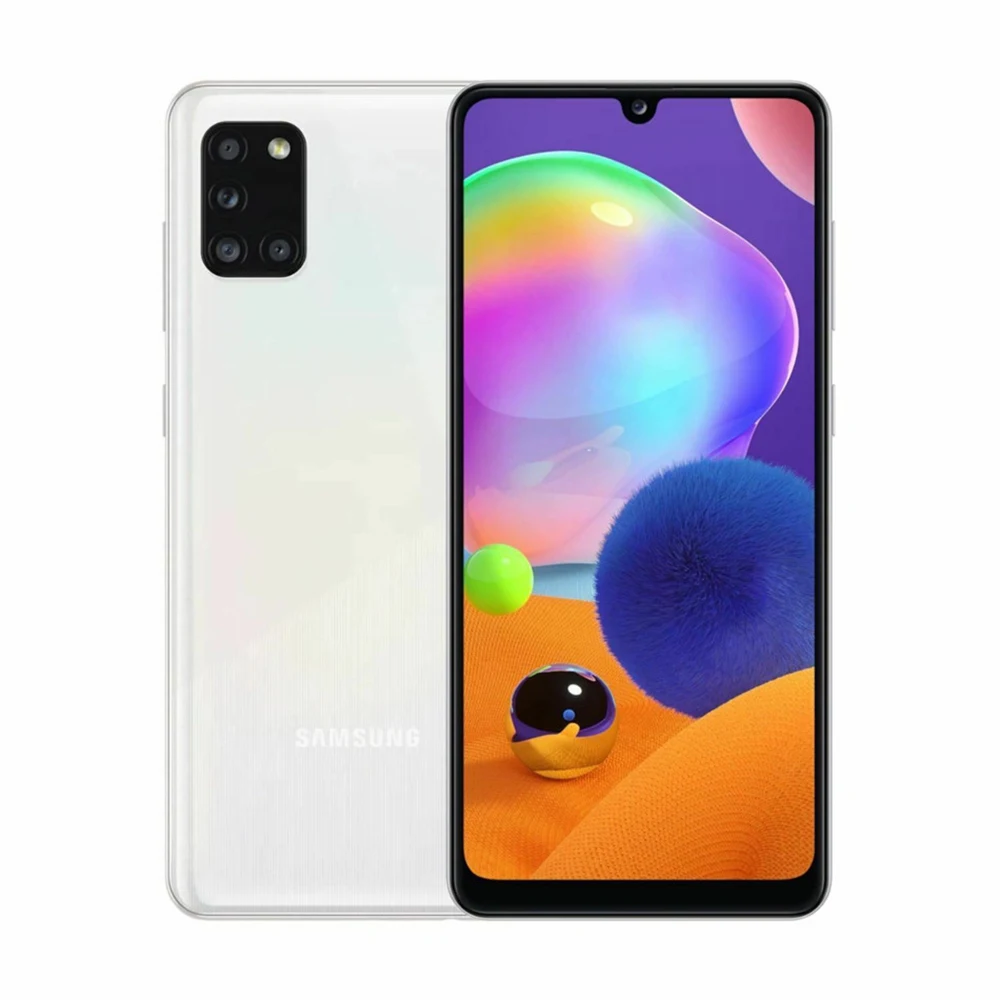 Original Samsung Galaxy A31 A315G/DS Cell Phone Dual SIM Global Version 6.4" 6GB+128GB 48MP 4G Mobile Phone Android Smartphone iphone 8 refurbished Refurbished Phones