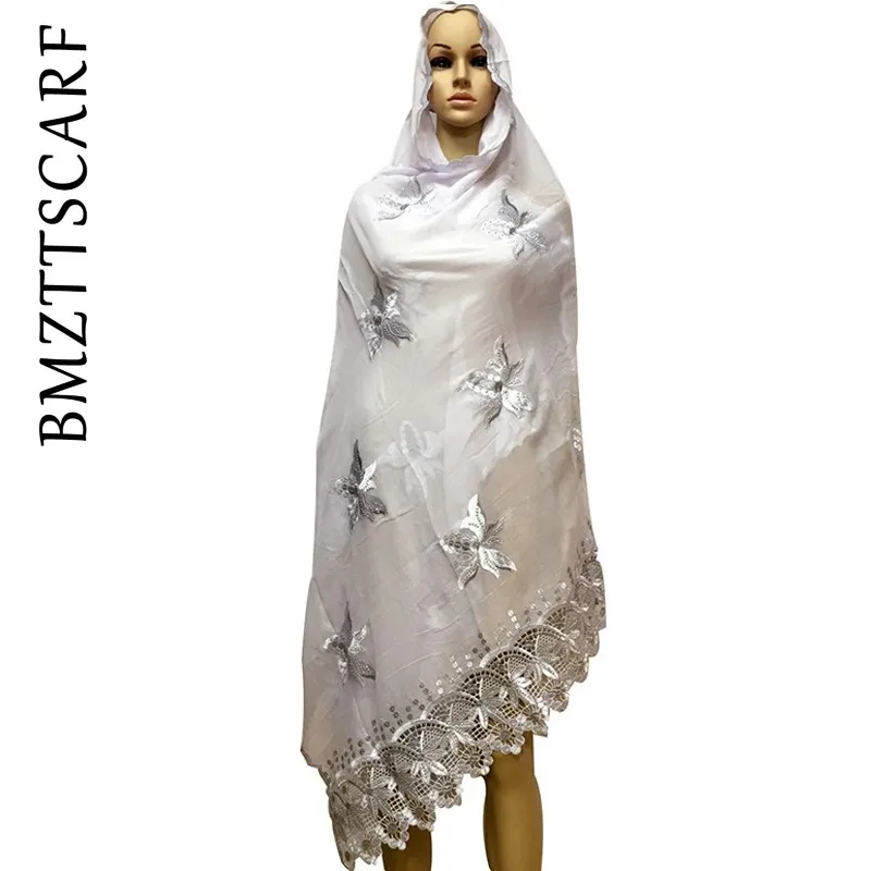 Новый Африканский шарф 2019 мусульманский женский с вышивкой многофункциональные