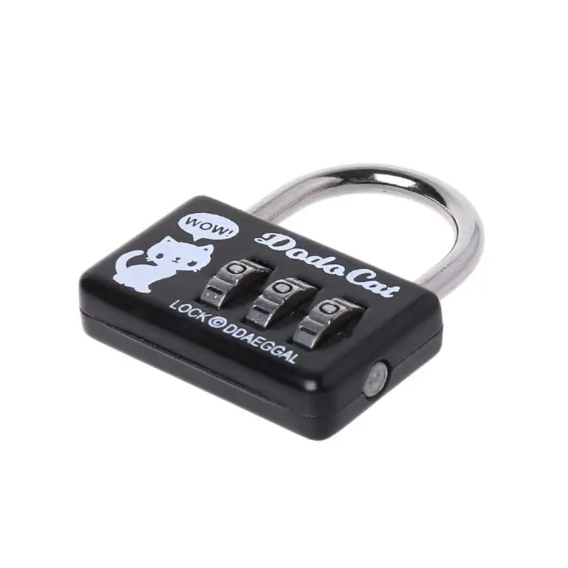 

Metal Resettable 3 Digit Combination Travel Luggage Suitcase Code Lock Padlock