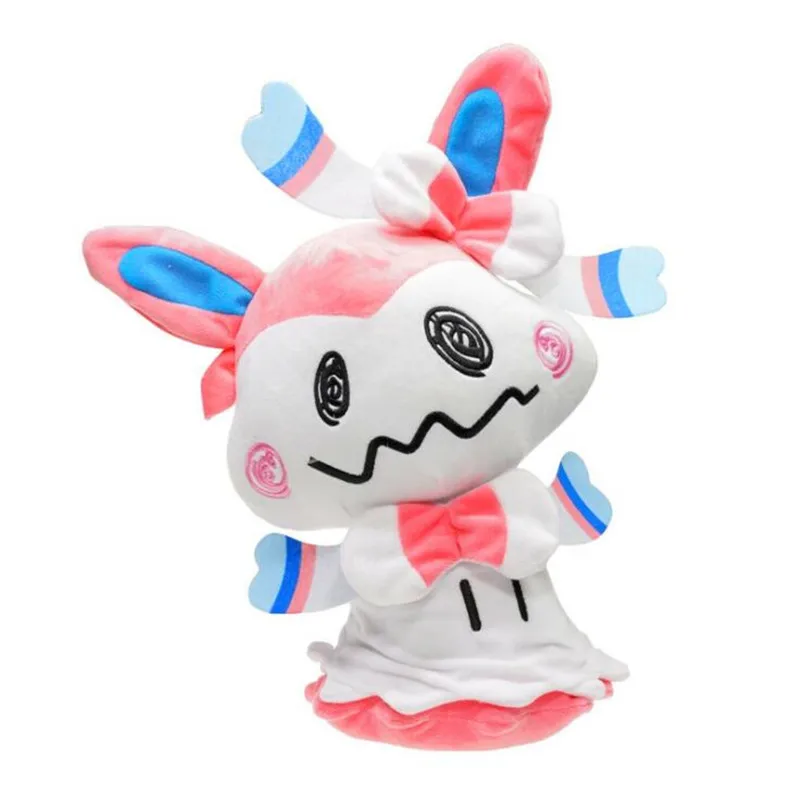 Плюшевые игрушки Pokemon Mimikyu Косплей Eevee Peluches Аниме фигурки милые карманные куклы