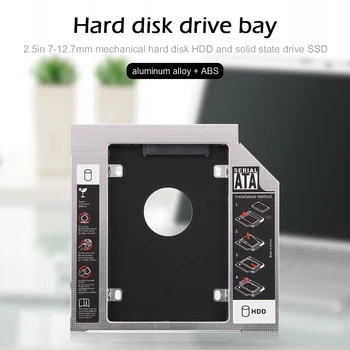 

PC Computer Hard Drive Carrier Frame Tray Bracket Laptop HDD Desktop Mounting for Office Caring Computer Supplies