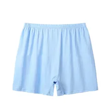 Men's Sexy Boxer Shorts Pants Comfortable Breathable Cotton Loose Underwear Panties Man Pull in Boxer long Boxershorts Male Pant