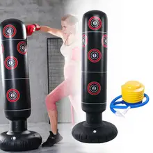 

160Cm Vertical Inflatable Boxing Column Adult Fitness Decompression Inflatable Sandbag Combat Column Thickening Tumbler