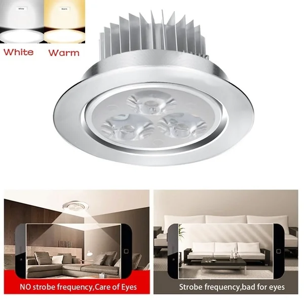 

LED Ceiling Downlight Wall Spot Light Dimmable Spot Light With LED Driver Recessed Cabinet Down Lamp 10 PCS 3/5/7W 220-240V