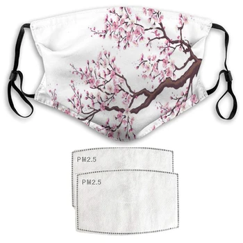 

PM2.5 Breathable Flower Face Mask Printed Masks Fabric Protective PM 2.5 Dust Mouth Cover Washable Reusable Mouth Mask