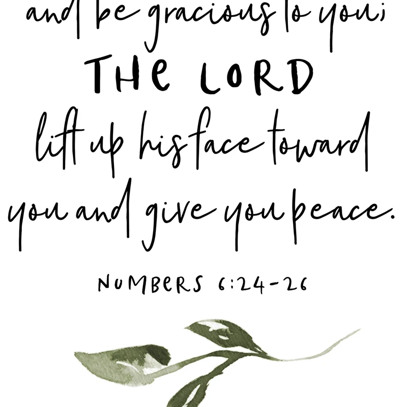 Bible Verse Quote Poster Prints The Lord Bless You And Keep You Christian Home Decor Scripture Wall Art Canvas Painting Picture Painting Calligraphy Aliexpress
