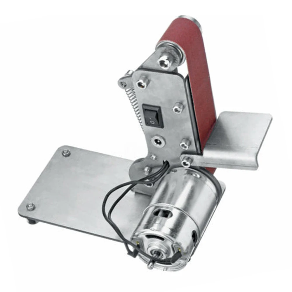 

1 PC Belt Sander Machine with 10 Sanding Belts 5 Wrenches Metal Power 300W Voltage 24V No-Load Speed 1000-9000RPM