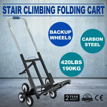

VEVOR All-Terrain Stair Climbing Folding Cart for Moving up to 420-pounds