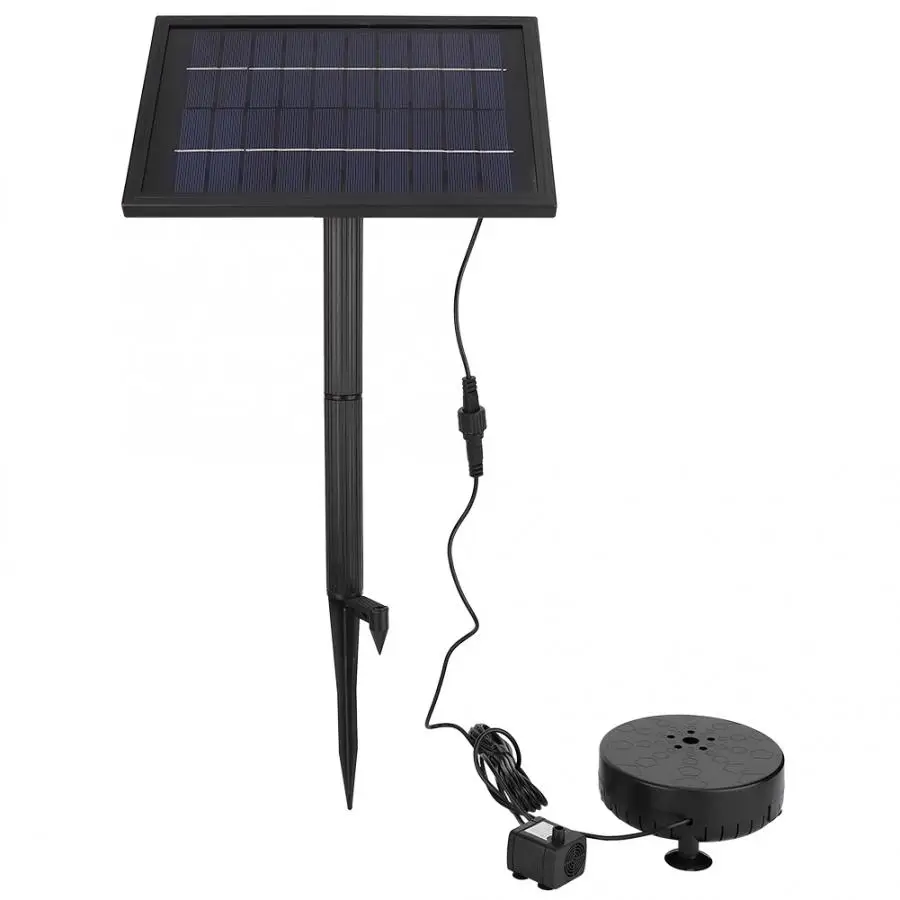 

gardena 5W Round Shape Solar Powered Outdoor Fountain DC Pump Kit with Solar Panel for Pond Garden drip irrigation nozzle