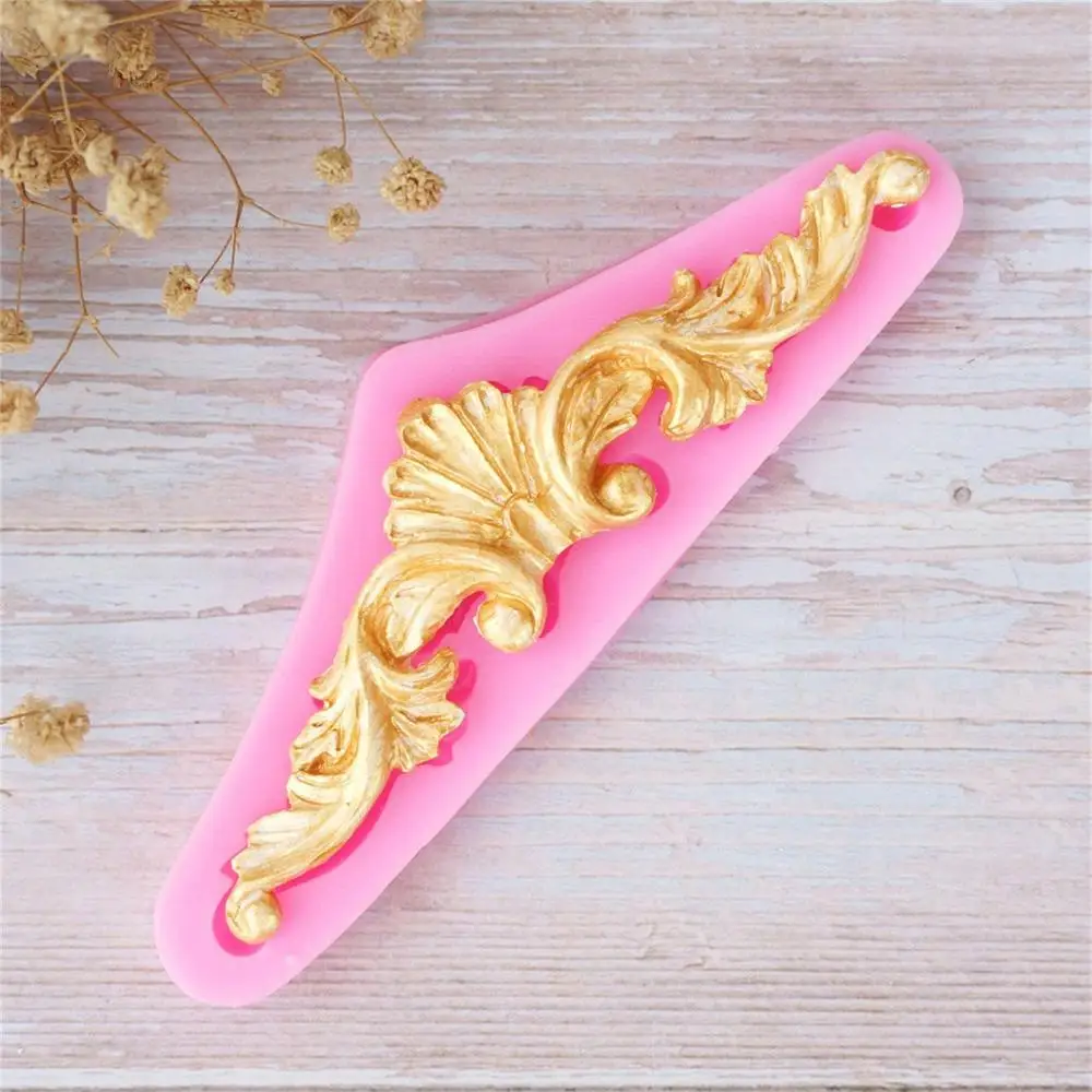 European pattern border Decorative pattern silicone mold fondant mold cake decorating tools chocolate gumpaste mold