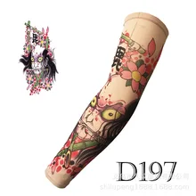 Луг музыкальный фестиваль нарукавник с татуировкой татуировки рукава солнцестойкие УФ-защита лед вниз Оскары рука рукав большой цветок