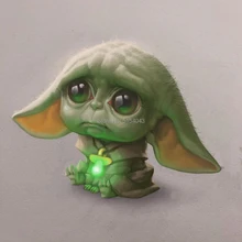 Детские йода Звездные войны мандалорские наклейки для ноутбука скейтборд украшение дома автомобиля наклейка со Скутером