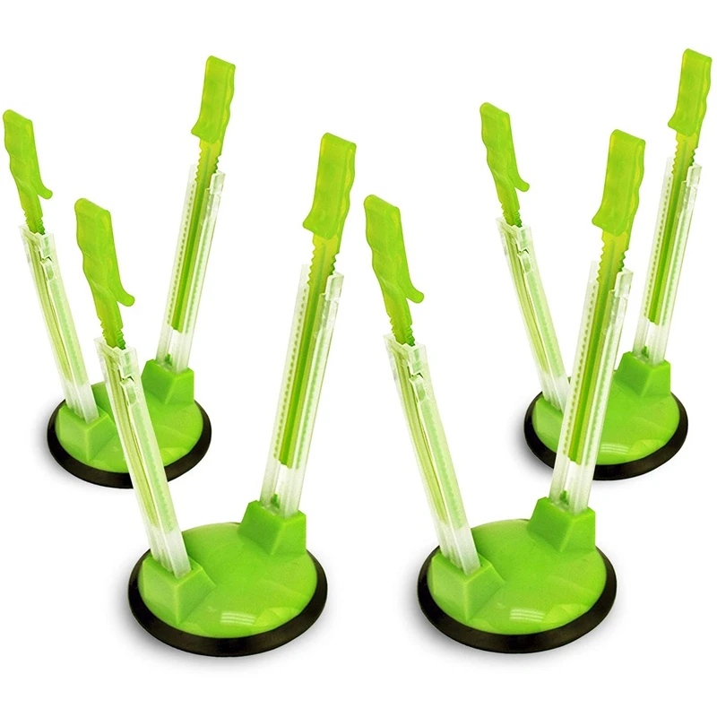 

TOP Loose Rack Food Bag/Plastic Freezer Bag Holder,Dining Rack Preparation Bag Holder,4 Packs