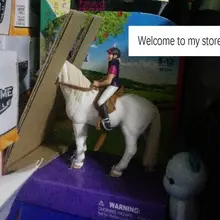 ПВХ фигурка Всадника+ лошадь модель игрушки