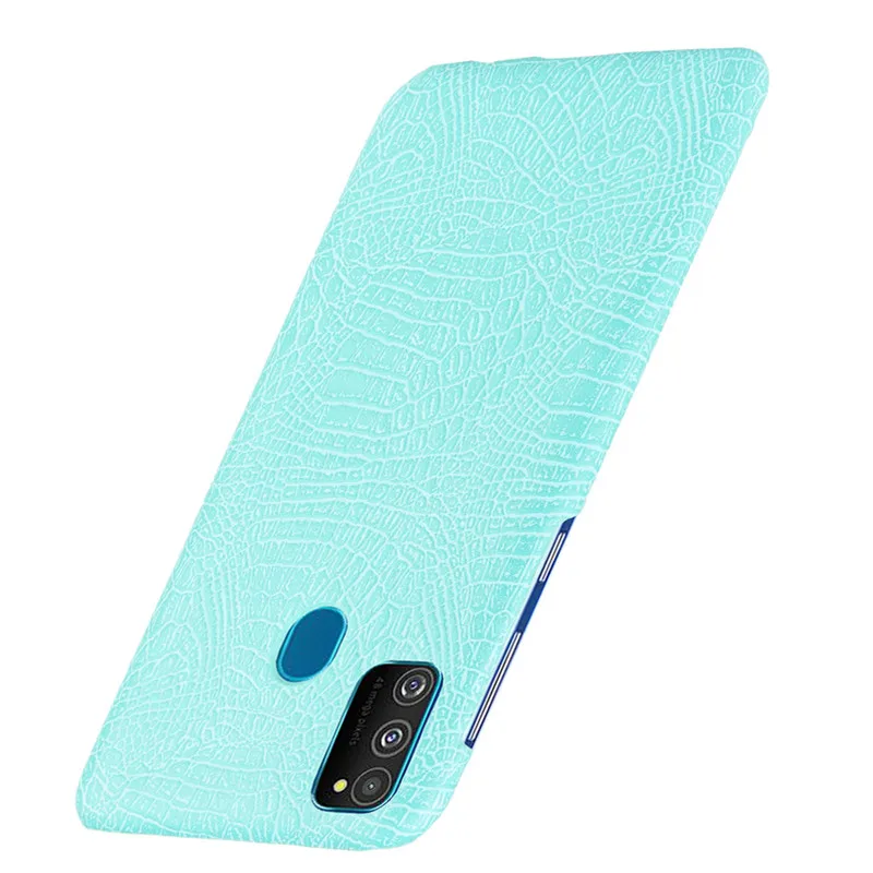 Для samsung Galaxy M30s PU чехол M30 S кожаный чехол из крокодиловой кожи PC жесткий чехол для samsung M30s чехол 6," Телефон Чехол