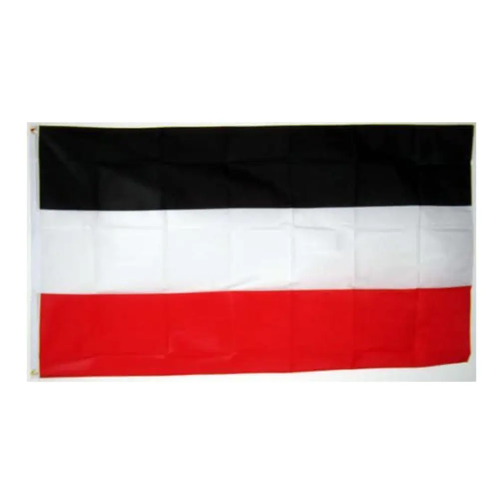 90150cmGermanEmpireBlackAndWhiteRedFlagPolyesterFiberFlag