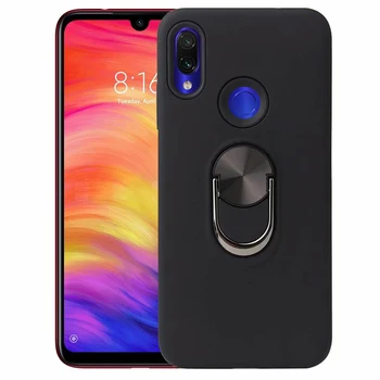 

200pcs/lot 2 in 1 Smooth Silky Shockproof Matte Ring Stand Hard Case For Samsung Galaxy A9 2018 A6 Plus A6 2018 J6 J8 2018