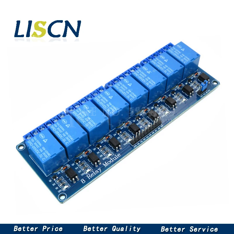 5V 12V 1 2 4 8 канальный релейный модуль с оптопарой. Реле Выход способ для arduino в