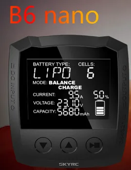 

SKYRC B6 nano LiPo Battery Charger Discharger 15A/320W DC 9-32V Mini Charger for LiFe/ Lilon/ LiPo/ LiHV/ NiMH/ NiCd/ PB Battery