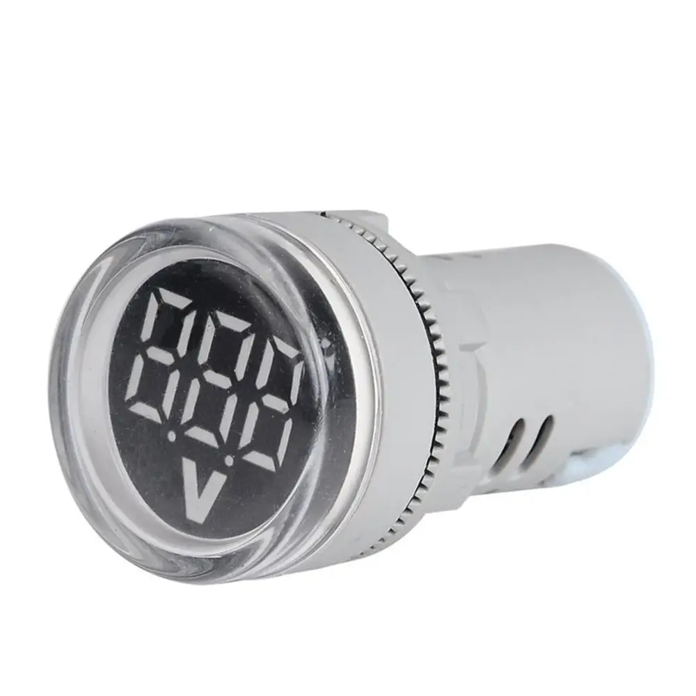 White SINOTIMER 60-500 В AC цифровой светодиодный индикатор напряжения сигнальный Светильник Мини вольтметр тестер детектор напряжения датчик - Цвет: White