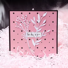 

Grass metal cutting dies embossing stencil template decoration 2020 scrapbooking album stamp and dies new marking craft supplies