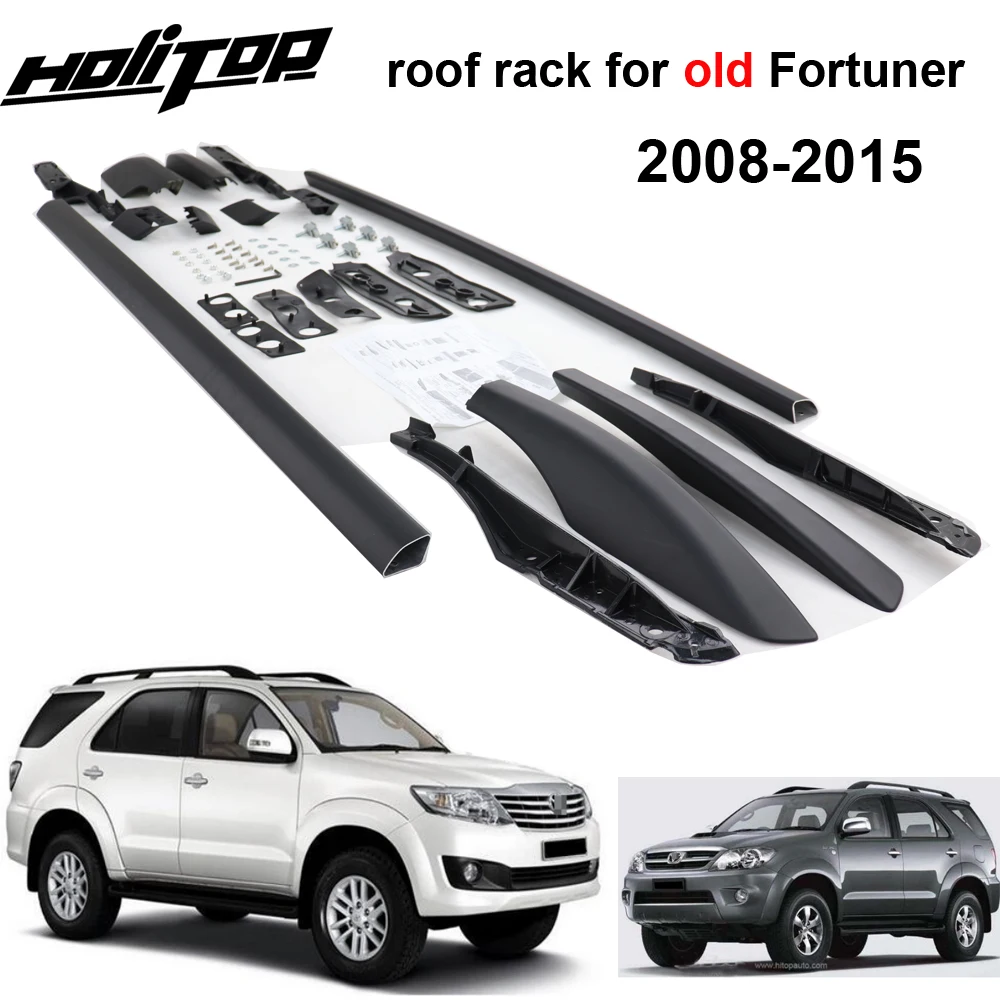 Рейка на крышу для Toyota old Fortuner 2008 2015 алюминиевый сплав + АБС оригинальный дизайн