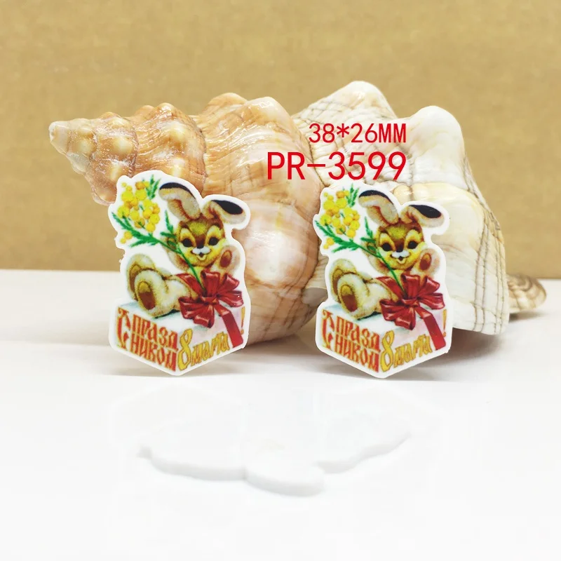 3599 30 шт мультфильм персонаж плоское украшение из смолы pr 3599 - Цвет: 3599