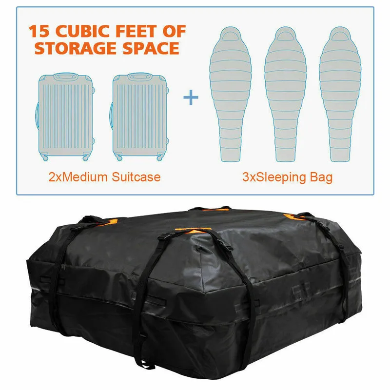 112X84X44 см Универсальный водонепроницаемый автомобильный багажник на крышу, сумка для груза, сумка для хранения багажа, сумка для путешествий, внедорожник, фургон для автомобилей