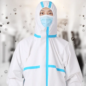 

Professional Protective Clothing High Antibacterial Reusable Plastic Closures Isolation Suit Prevent Invasion Washable Reusable