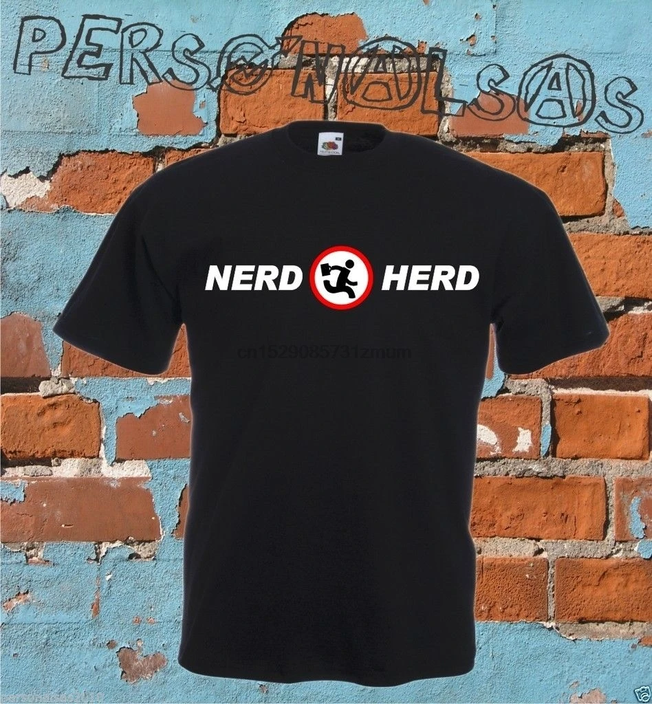 Футболка NERD HERD сериал Чак Бартовски T1114 крутая Повседневная футболка для мужчин
