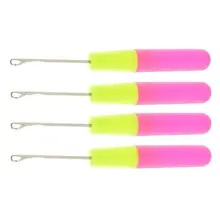 4 шт., игла для плетения волос, ручка Дреда, крючок для вязания, игла, инструмент для блокировки дредов