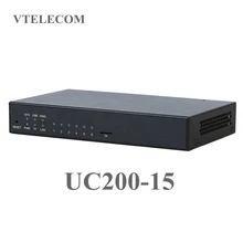 Расширенный IP PBX UC200-15 с 60 пользователями, 15 одновременных вызовов VOIP free PBX Расширенный IP PBX UC200-15 с 60 пользователями, 15 одновременных вызовов VOIP free PBX