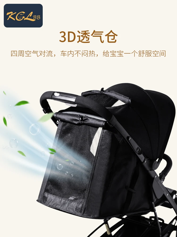  Newborn Stroller Lightweight Simple Folding Sit Back Reclining Child Stroller Portable Baby Umbrell