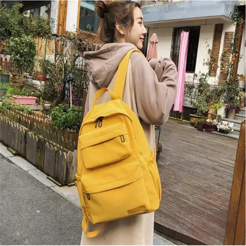 

Brand New Nylon Backpack 2020 Waterproof Women Pocket Travel Backpacks Female Messenger Bag Large Capacity School Bag