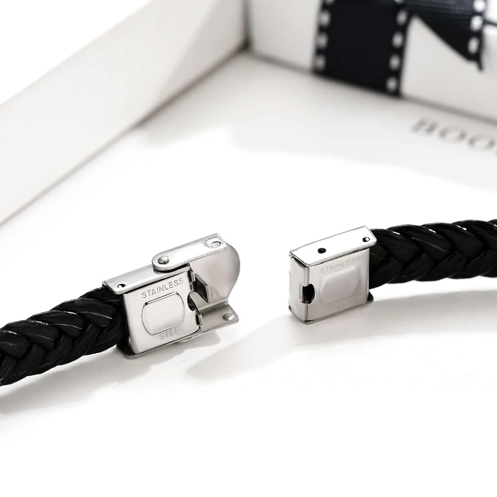 bohemian Leather Rope Bracelet Europe And America Hiphop Men's Hip Hop Jewelry Bracelet pulseras mujer moda браслет мужской