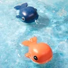 Jouets de bain pour bébés et enfants, ressort d'eau en forme de pendule, jouets de bain avec petits animaux, canards, tortues, baleines, cochons, pingouin, spray d'eau ► Photo 3/6