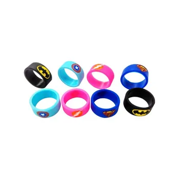 

200pcs E Cig Vape Band Ring Superman Batman Flash Captain America Vape Ring