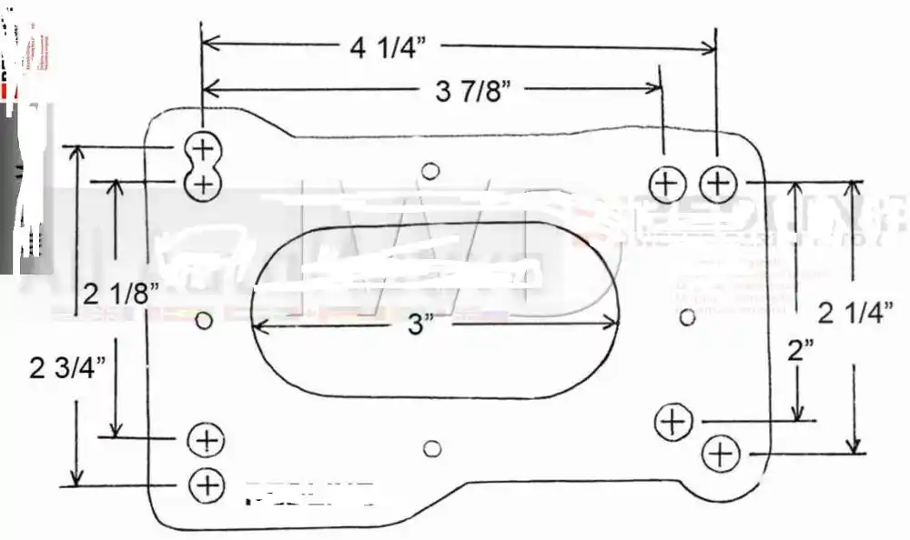 Sherryberg Fajs Empi Carburettor Carb Carburetor Adapter Kit For Toyota 22r 20r Weber Includes Gaskets Hardware Plates 32 36