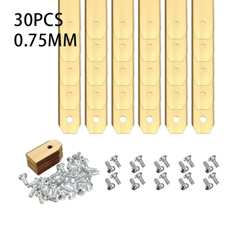 

High Quality Lawn Mower Cutting Blades Trimmer Cutter 0.75mm Replacement For Husqvarna Gardena Flymo High Quality