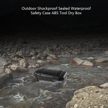 

Tool Box Outdoor Shockproof Sealed Waterproof Safety Case ABS Plastic Tool Dry Box Caja De Herramienta 3 Sizes