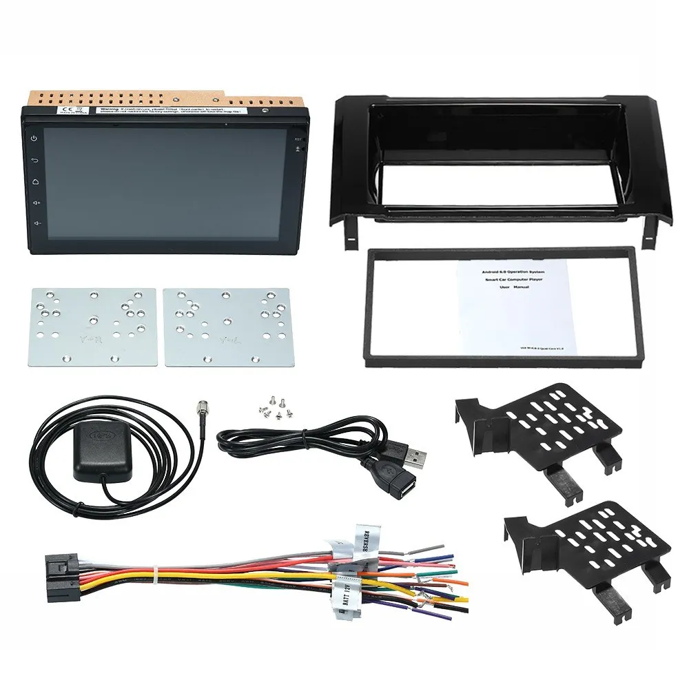 " 2DIN Android 6,0 Автомобильный gps навигатор USB/FM радио dvd-плеер стерео Сенсорный Cd радио плеер волна радио Cd плеер